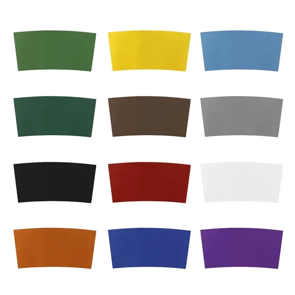 Full Color Disposable Kraft Coffee Cup Sleeve - Full Color Disposable Kraft Coffee Cup Sleeve - Image 1 of 4