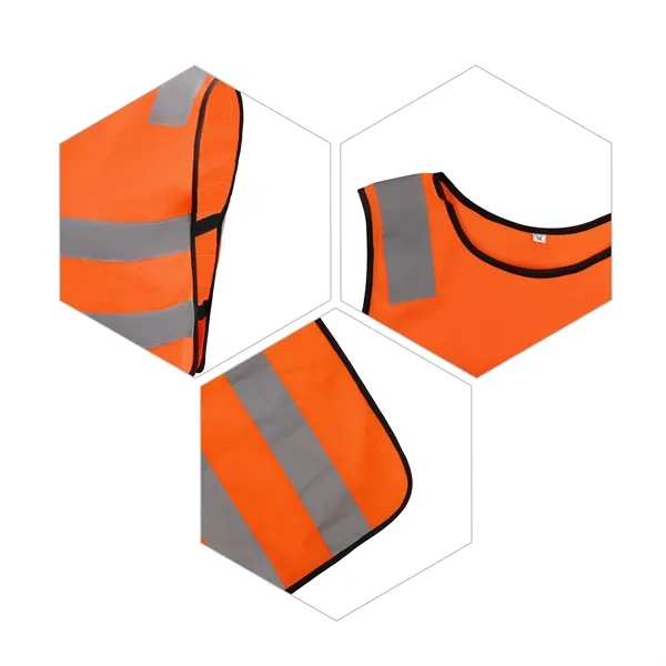 High Visibility Kids Reflective Safety Vest - High Visibility Kids Reflective Safety Vest - Image 2 of 4
