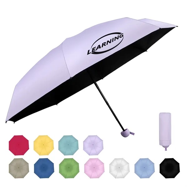 41" Arc Portable Mini 5 Fold Capsule Umbrella With Pouch - 41" Arc Portable Mini 5 Fold Capsule Umbrella With Pouch - Image 0 of 4