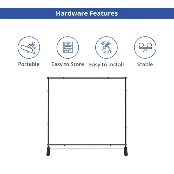 Step and Repeat Backdrop, Single Sided Package (8ft x 8ft) - Step and Repeat Backdrop, Single Sided Package (8ft x 8ft) - Image 9 of 14