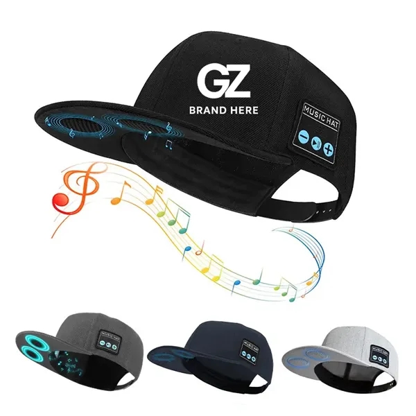 Baseball Cap with Bluetooth Speaker - Baseball Cap with Bluetooth Speaker - Image 0 of 6