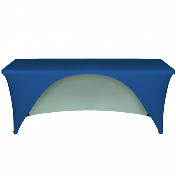 6' Open Back Stretch Table Cover(Full Color Dye Sublimation) - 6' Open Back Stretch Table Cover(Full Color Dye Sublimation) - Image 1 of 2