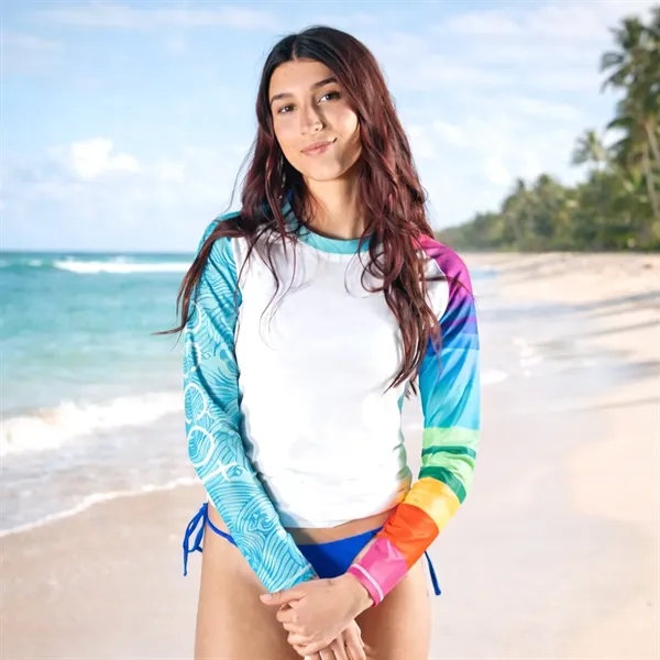 Swim & Surf Shirt - Long Sleeve UPF 30+ Rash Guard - Swim & Surf Shirt - Long Sleeve UPF 30+ Rash Guard - Image 0 of 6