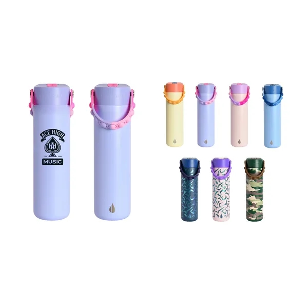 Elemental® Core Series 24oz Pop Fidget Stainless Steel Water - Elemental® Core Series 24oz Pop Fidget Stainless Steel Water - Image 0 of 7