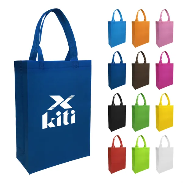 Non Woven Reusable Grocery Tote Bag With Gusset - Non Woven Reusable Grocery Tote Bag With Gusset - Image 0 of 4