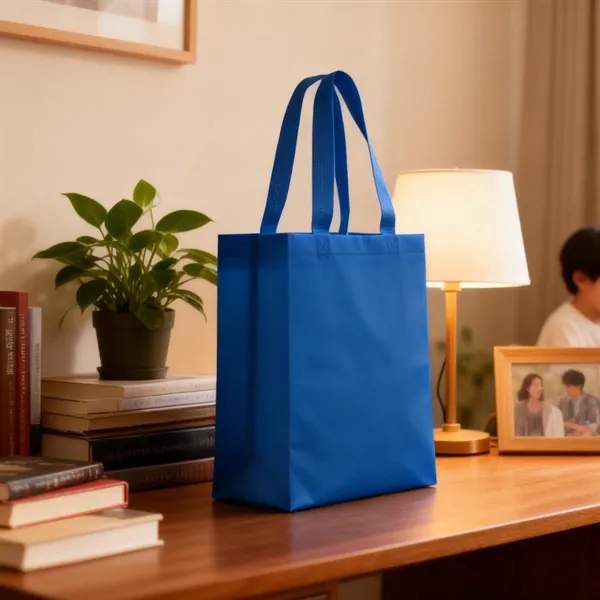 Non Woven Reusable Grocery Tote Bag With Gusset - Non Woven Reusable Grocery Tote Bag With Gusset - Image 4 of 4