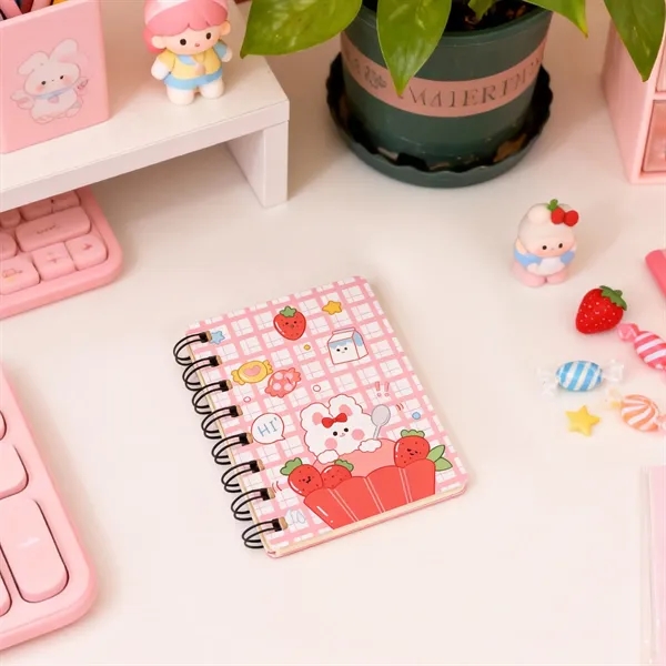 160 Pages Mini Pocket Spiral Notebook W/ Blank Paper - 160 Pages Mini Pocket Spiral Notebook W/ Blank Paper - Image 4 of 4