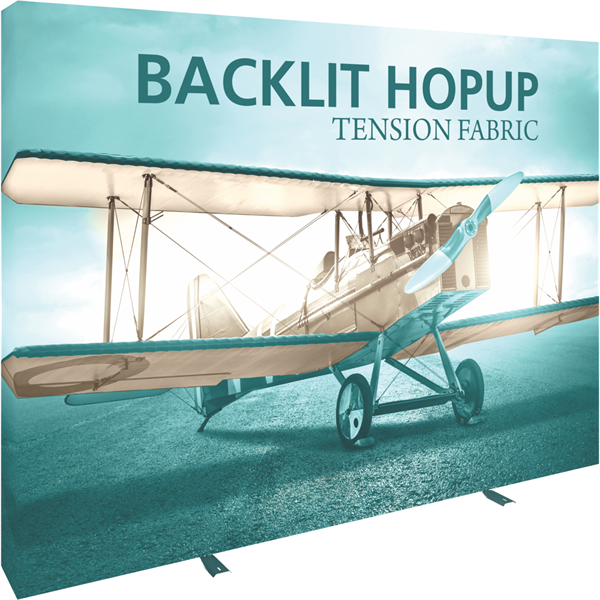 Hopup 10ft Backlit Straight Tension Fabric Display - Hopup 10ft Backlit Straight Tension Fabric Display - Image 0 of 2