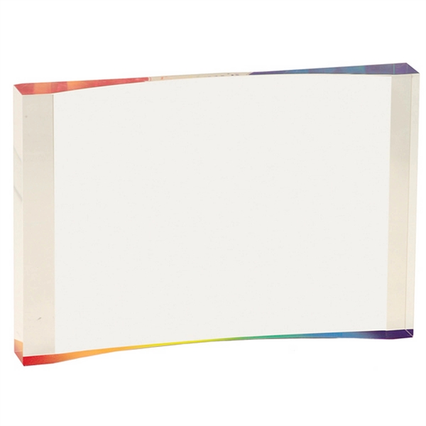 1" Thick Acrylic Crescent - 1" Thick Acrylic Crescent - Image 2 of 6