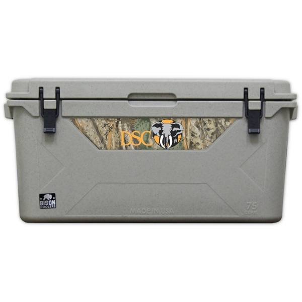 75 QT Bison Hard Cooler - Made in USA - Decoration Available - 75 QT Bison Hard Cooler - Made in USA - Decoration Available - Image 11 of 11