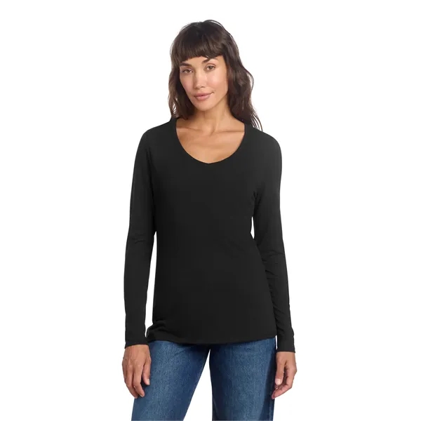 District Women's Perfect Tri Long Sleeve V-Neck Tee - District Women's Perfect Tri Long Sleeve V-Neck Tee - Image 0 of 34