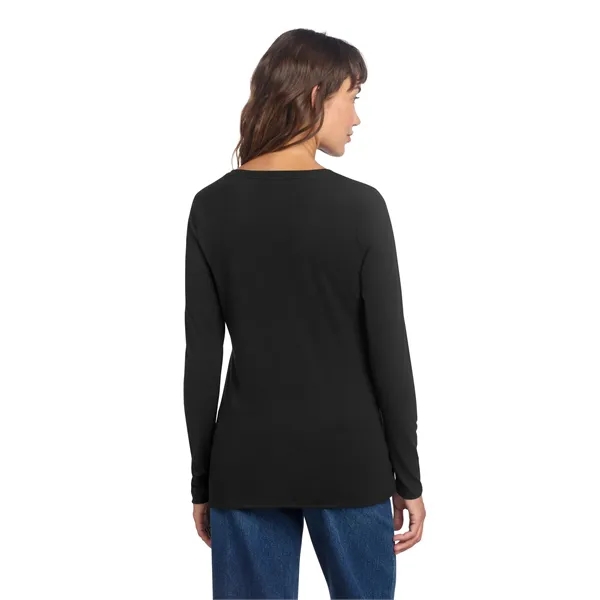 District Women's Perfect Tri Long Sleeve V-Neck Tee - District Women's Perfect Tri Long Sleeve V-Neck Tee - Image 1 of 34