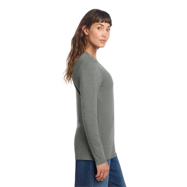 District Women's Perfect Tri Long Sleeve V-Neck Tee - District Women's Perfect Tri Long Sleeve V-Neck Tee - Image 12 of 34