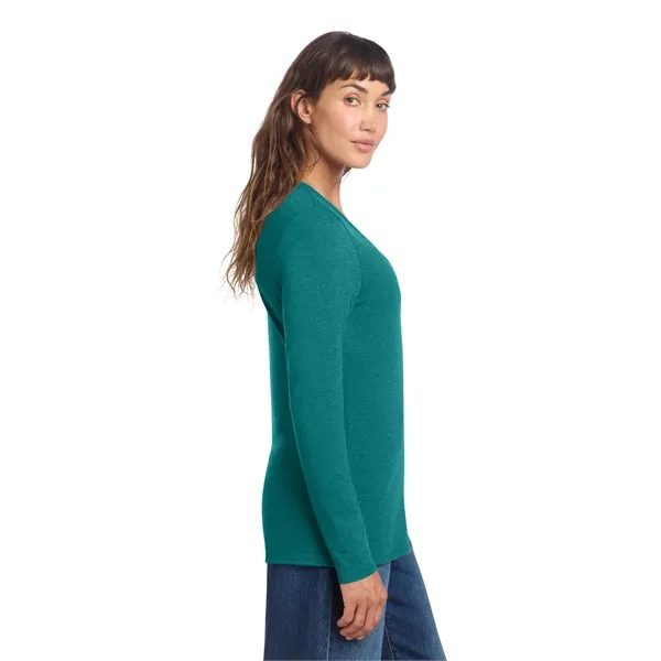 District Women's Perfect Tri Long Sleeve V-Neck Tee - District Women's Perfect Tri Long Sleeve V-Neck Tee - Image 15 of 34