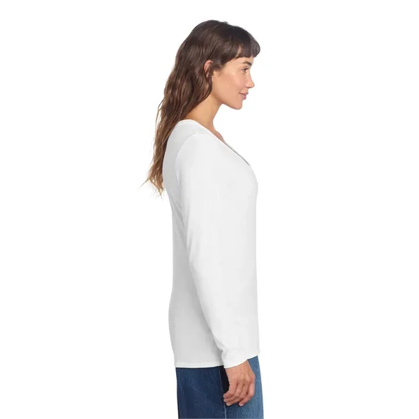 District Women's Perfect Tri Long Sleeve V-Neck Tee - District Women's Perfect Tri Long Sleeve V-Neck Tee - Image 30 of 34