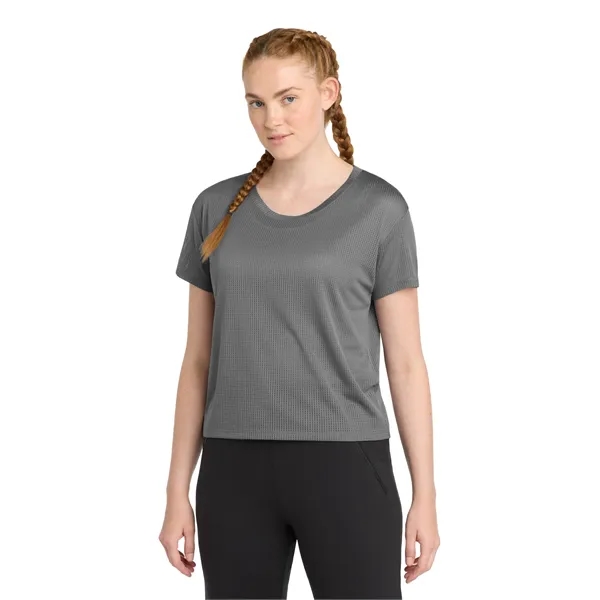 Sport-Tek Women's PosiCharge Draft Crop Tee. - Sport-Tek Women's PosiCharge Draft Crop Tee. - Image 4 of 29