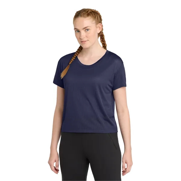 Sport-Tek Women's PosiCharge Draft Crop Tee. - Sport-Tek Women's PosiCharge Draft Crop Tee. - Image 9 of 29