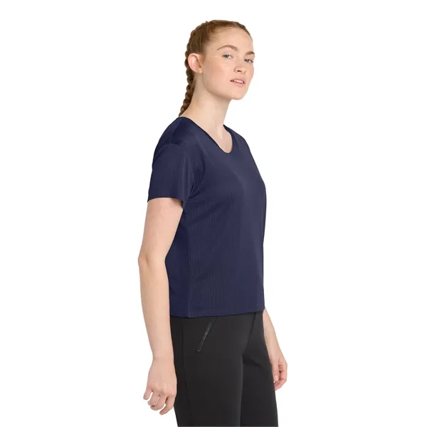 Sport-Tek Women's PosiCharge Draft Crop Tee. - Sport-Tek Women's PosiCharge Draft Crop Tee. - Image 12 of 29