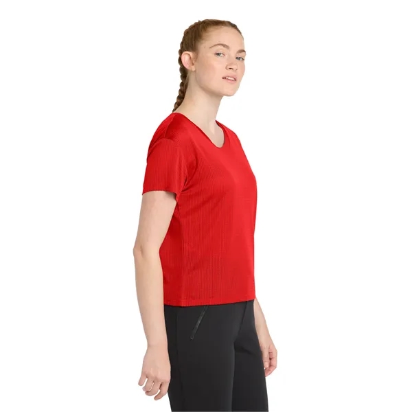 Sport-Tek Women's PosiCharge Draft Crop Tee. - Sport-Tek Women's PosiCharge Draft Crop Tee. - Image 17 of 29