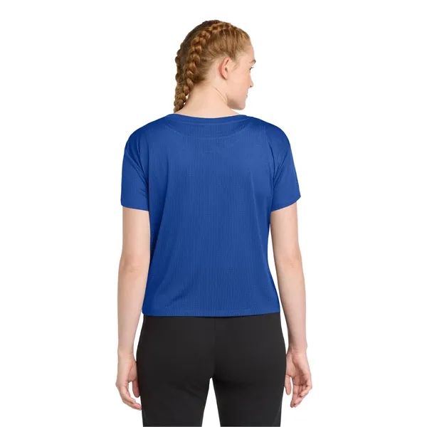 Sport-Tek Women's PosiCharge Draft Crop Tee. - Sport-Tek Women's PosiCharge Draft Crop Tee. - Image 21 of 29