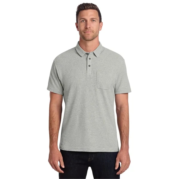 Port Authority C-FREE Cotton Blend Pique Pocket Polo - Port Authority C-FREE Cotton Blend Pique Pocket Polo - Image 0 of 29