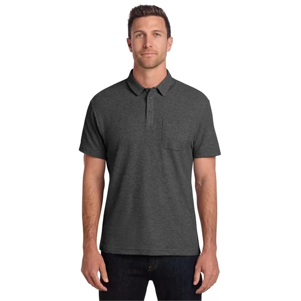 Port Authority C-FREE Cotton Blend Pique Pocket Polo - Port Authority C-FREE Cotton Blend Pique Pocket Polo - Image 9 of 29