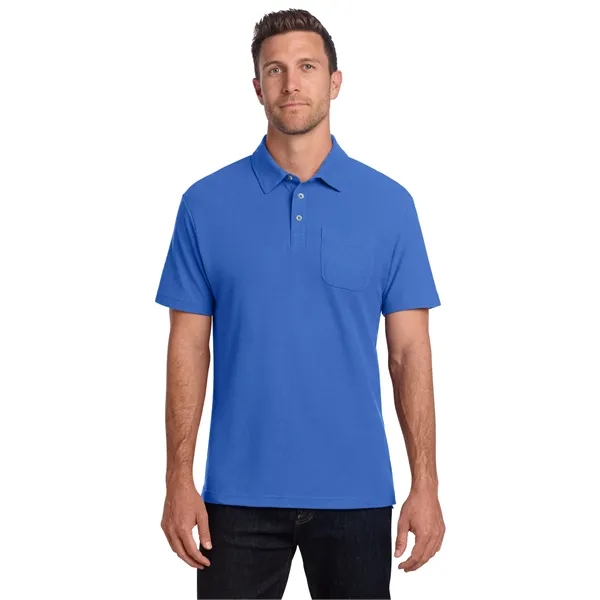 Port Authority C-FREE Cotton Blend Pique Pocket Polo - Port Authority C-FREE Cotton Blend Pique Pocket Polo - Image 23 of 29