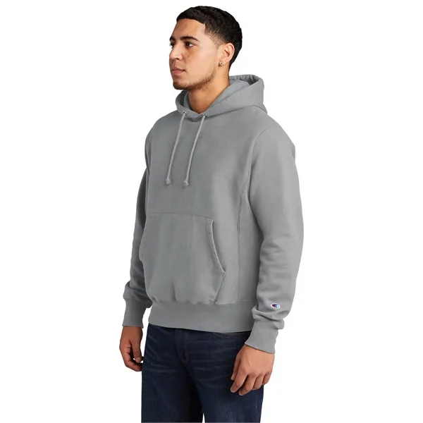 Champion Reverse Weave Garment-Dyed Hooded Sweatshirt. - Champion Reverse Weave Garment-Dyed Hooded Sweatshirt. - Image 0 of 35