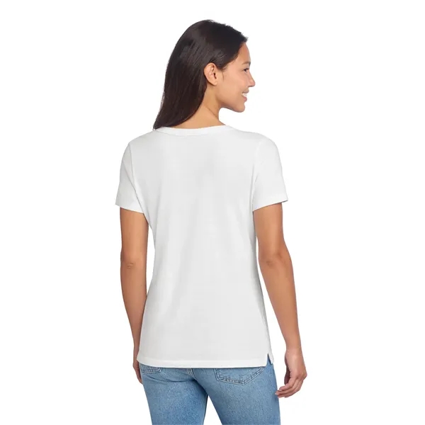 Port & Co Women's Beach Wash Garment-Dyed V-Neck Tee - Port & Co Women's Beach Wash Garment-Dyed V-Neck Tee - Image 25 of 34