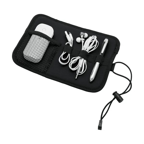 Somalia Neoprene Roll-Up Tech Organizer - Somalia Neoprene Roll-Up Tech Organizer - Image 7 of 7