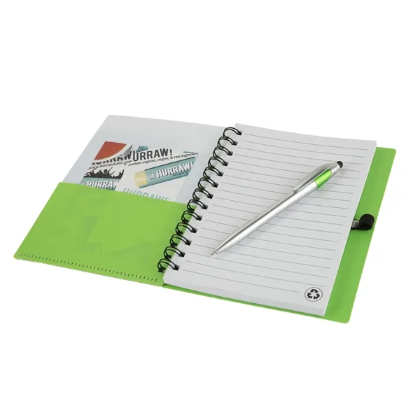 Trapezoid Junior Notebook w/ Stylus Pen - Trapezoid Junior Notebook w/ Stylus Pen - Image 13 of 20
