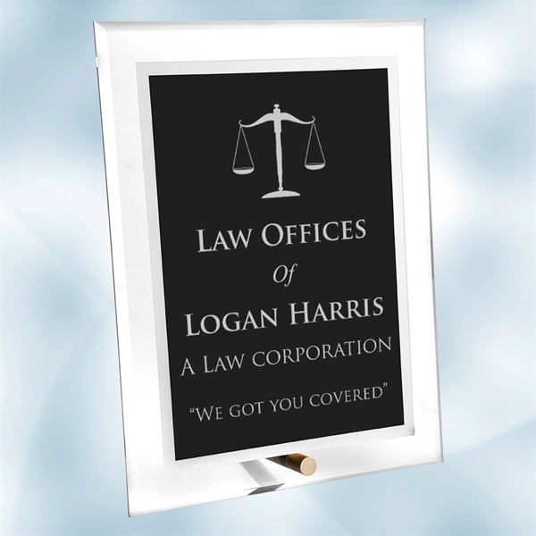 Acrylic Black Complex Plaque