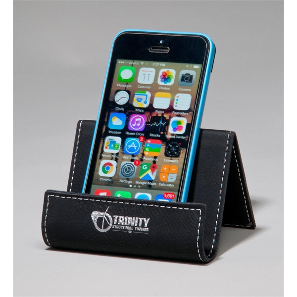 Leather smart phone / business card holder