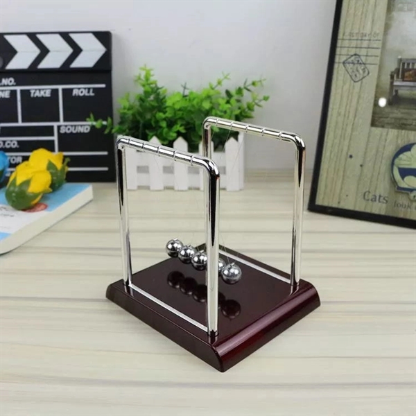 Office Pendulum Newton Ball Cradle - Office Pendulum Newton Ball Cradle - Image 2 of 2