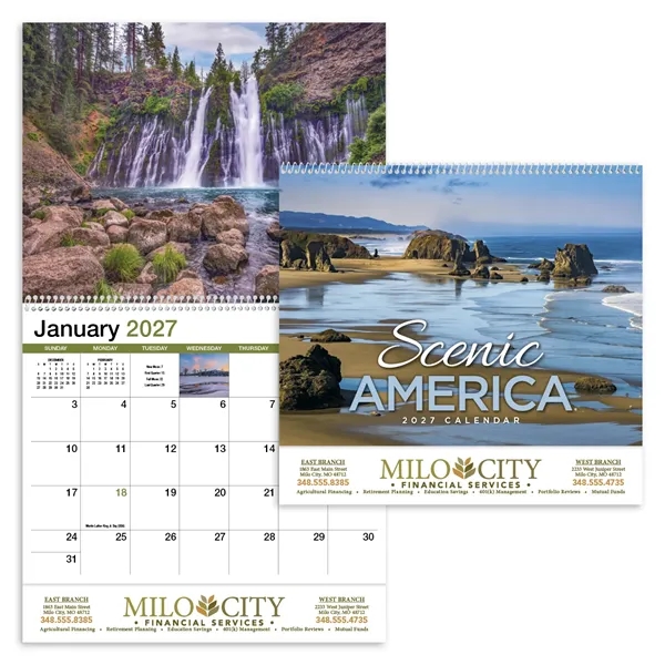 Products Scenic America® Appointment Calendar - Spiral - Products Scenic America® Appointment Calendar - Spiral - Image 5 of 31