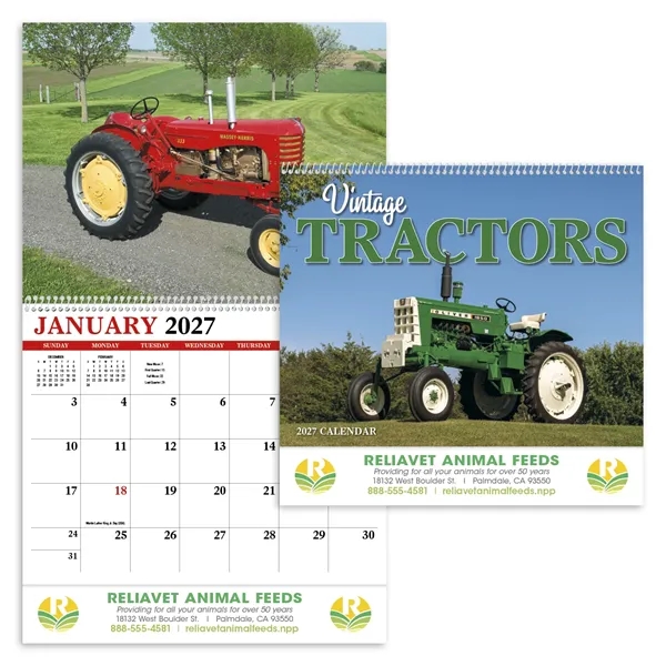 Products Vintage Tractors Appointment Calendar - Spiral - Products Vintage Tractors Appointment Calendar - Spiral - Image 4 of 31
