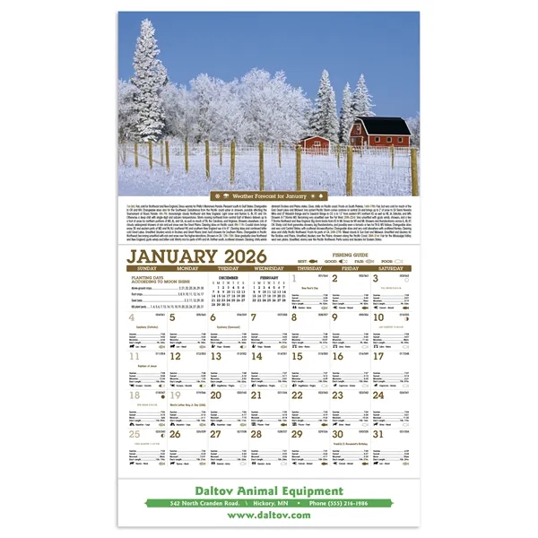 Triumph® Calendars Scenic Almanac - Triumph® Calendars Scenic Almanac - Image 2 of 30