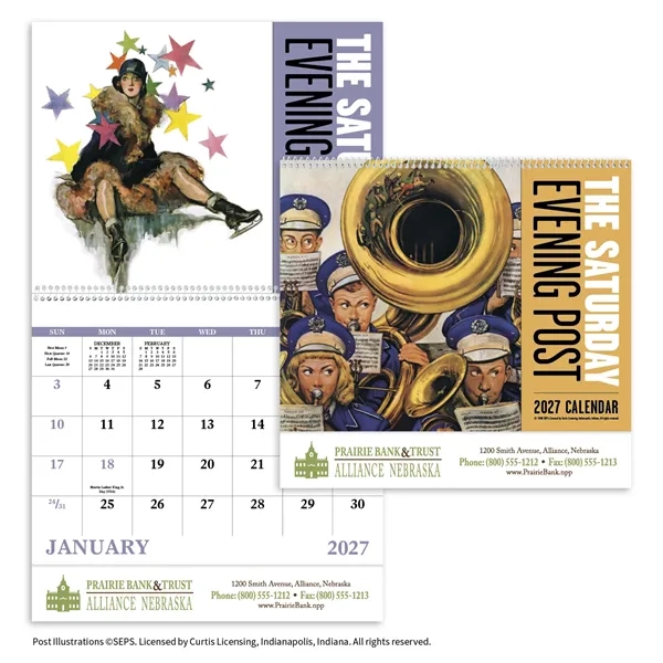 Good Value™ The Saturday Evening Post - Spiral Calendar - Good Value™ The Saturday Evening Post - Spiral Calendar - Image 8 of 35