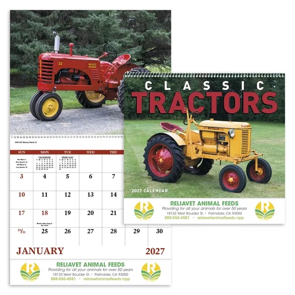 Good Value™ Classic Tractor - Spiral Calendar - Good Value™ Classic Tractor - Spiral Calendar - Image 4 of 31