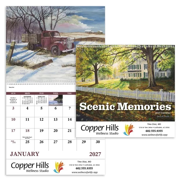 Good Value™ Scenic Memories - Spiral Calendar - Good Value™ Scenic Memories - Spiral Calendar - Image 5 of 30