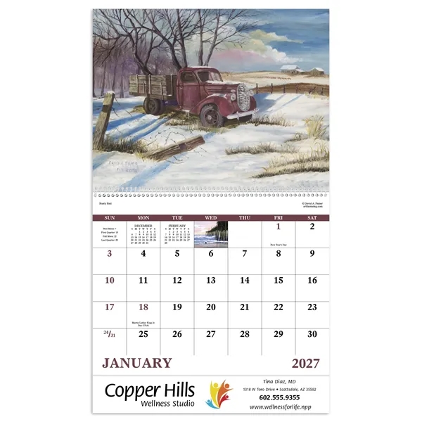 Good Value™ Scenic Memories - Spiral Calendar - Good Value™ Scenic Memories - Spiral Calendar - Image 8 of 30