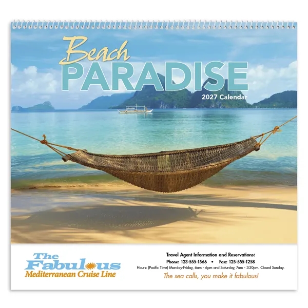 Good Value™ Beach Paradise - Spiral Calendar - Good Value™ Beach Paradise - Spiral Calendar - Image 6 of 31