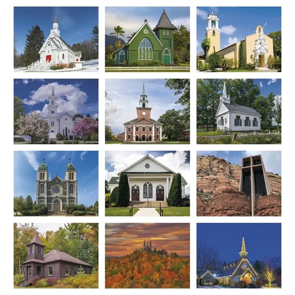 Good Value™ Scenic Churches - Stapled Calendar - Good Value™ Scenic Churches - Stapled Calendar - Image 8 of 31