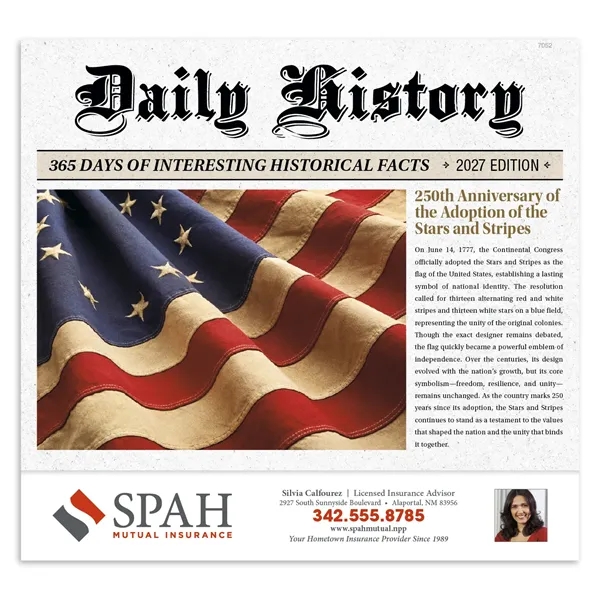 Good Value™ Daily History - Stapled Calendar - Good Value™ Daily History - Stapled Calendar - Image 6 of 31