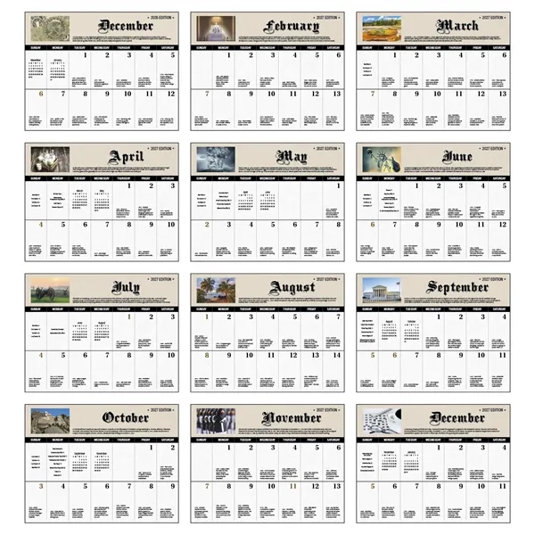 Good Value™ Daily History - Stapled Calendar - Good Value™ Daily History - Stapled Calendar - Image 8 of 31