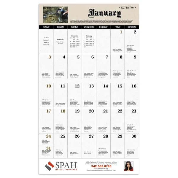 Good Value™ Daily History - Stapled Calendar - Good Value™ Daily History - Stapled Calendar - Image 10 of 31