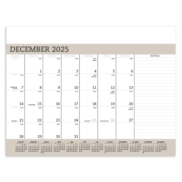 Triumph® Calendars Vinyl Desk Pad - Triumph® Calendars Vinyl Desk Pad - Image 2 of 12