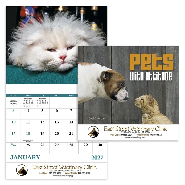 Good Value™ Pets with Attitude - Stapled Calendar - Good Value™ Pets with Attitude - Stapled Calendar - Image 4 of 30