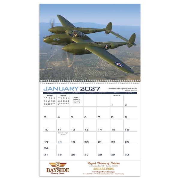 Triumph® Calendars Planes Calendar - Triumph® Calendars Planes Calendar - Image 10 of 12
