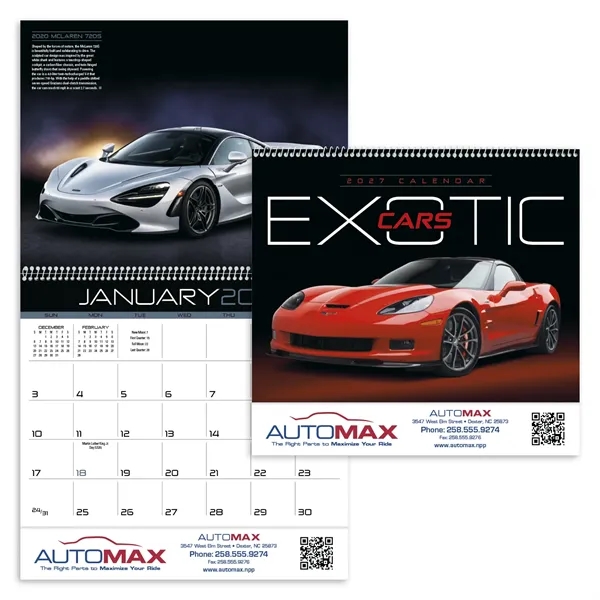 Triumph® Calendars Exotic Cars Calendar - Triumph® Calendars Exotic Cars Calendar - Image 3 of 12